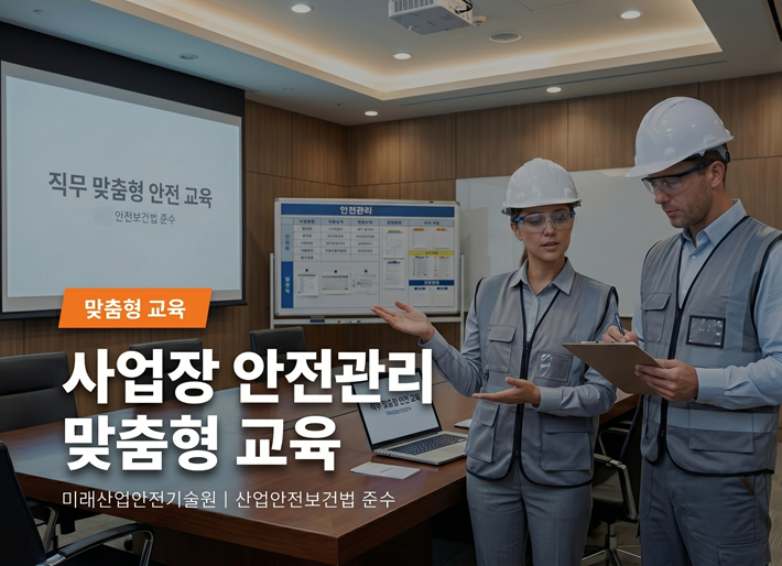 사업장 안전관리 맞춤형 교육 7월 1~2일