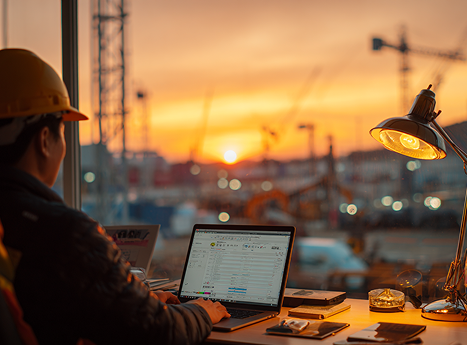 일일 활동 보고 진행